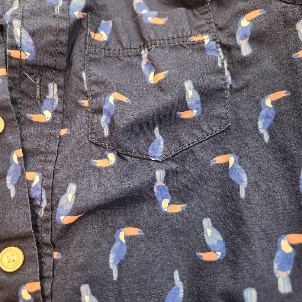 OshKosh B'gosh Blue Toucan Pattern Shirt - Picture 3 of 3